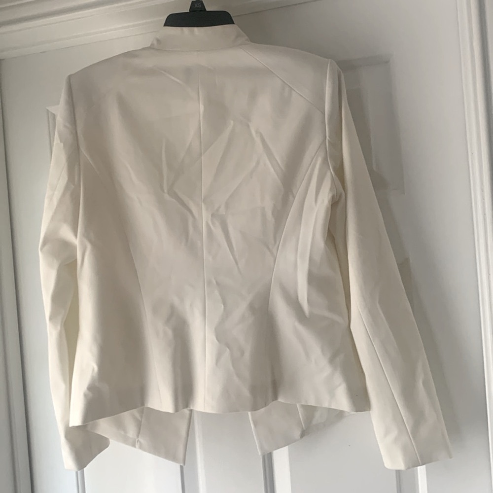 Chaus New York White Open Front Blazer - Picture 9 of 16